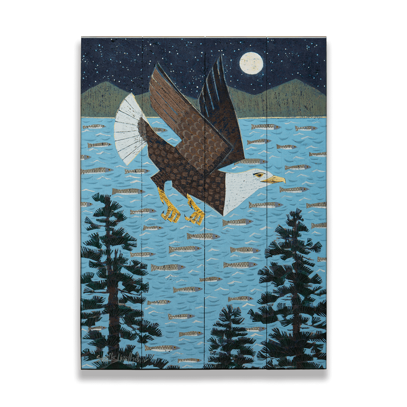 Bay Watch - Wood & Metal Wall Art